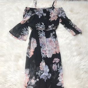 As U Wish Off Shoulder Bell Sleeve Maxi